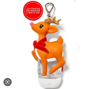 🎅 BBW Prancing Reindeer Light-Up Pocketbac Holder NEW